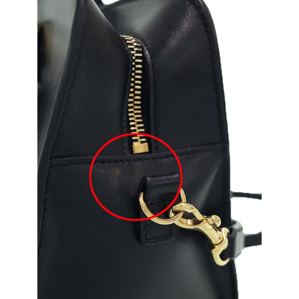 SAINT LAURENT PARIS Monogram Cabas 2way Leather HandBag - Picture 6 of 9